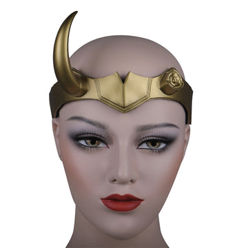 Loki Female Headwear Loki Gold Headwear Halloween Props Updated